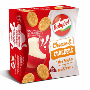LVQR Mini Babybel Cheese and Crackers 40g 