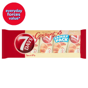 7 Days Croissant with Cocoa Filling Family Pack 5 x 37g 