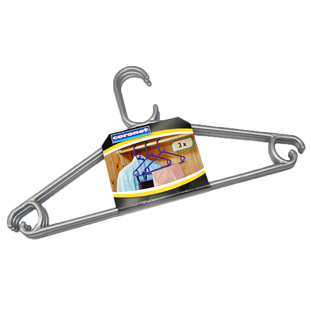 Coronet Plastic Hangers 3pcs
