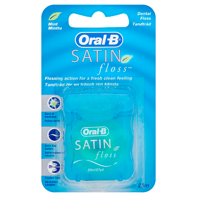 Oral B Satin Floss Mint 25m