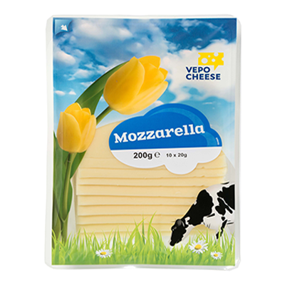 Vepo Mozzarella Sliced Cheese 200g