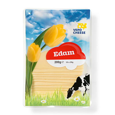 Vepo Edam Sliced Cheese 200g