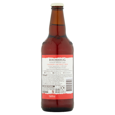 Rekorderlig Strawberry - Lime Cider 500ml - 24 Pack