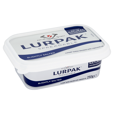Lurpak Butter Slightly Salted 250g foil
