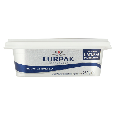 Lurpak Butter Slightly Salted 250g foil