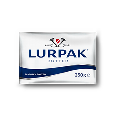 Lurpak Butter Slightly Salted 250g foil