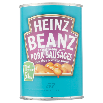 Heinz Beanz with Pork Sausages 415g