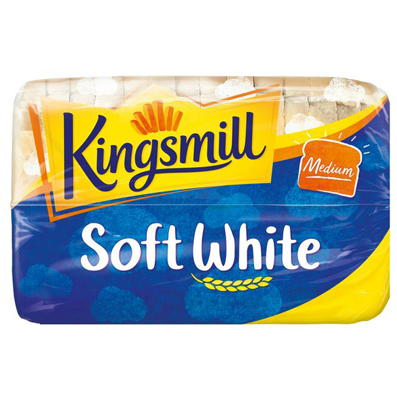 Kingsmill Soft White Bread Medium 800gr