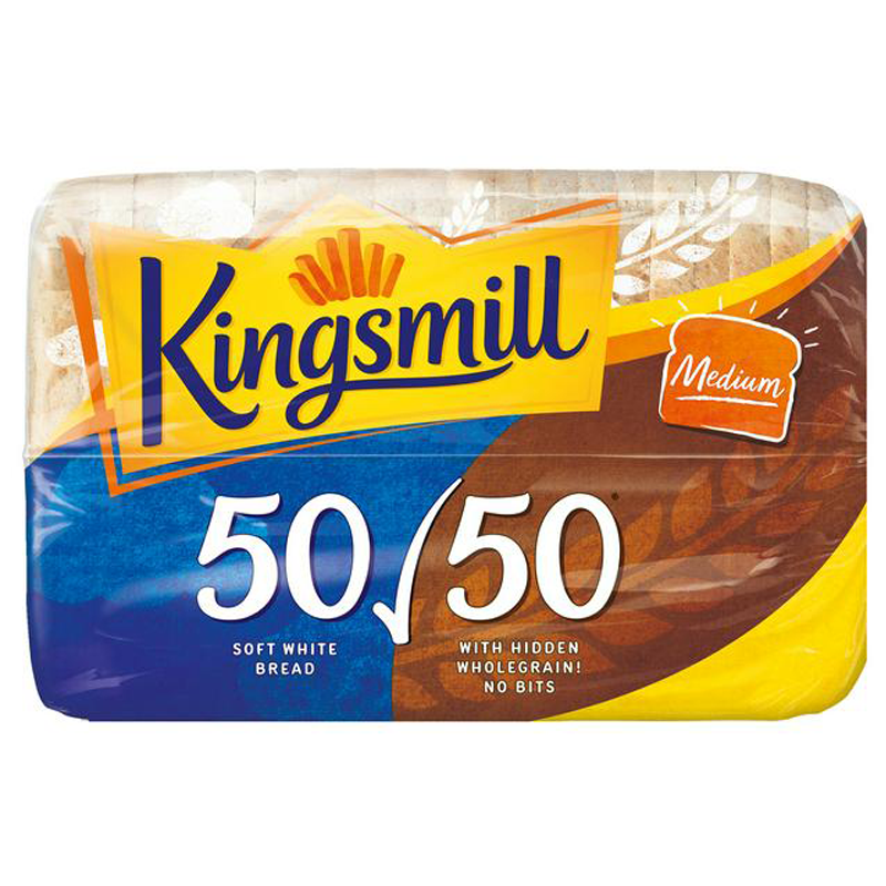 Kingsmill 50/50 Medium Bread 800gr