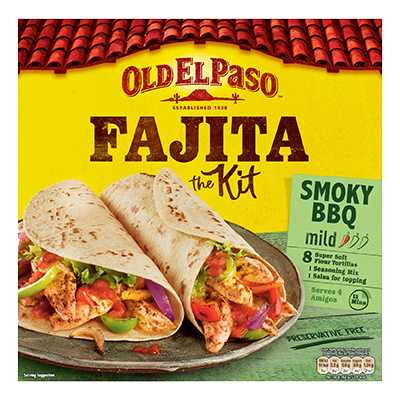 Old El Paso Smoky BBQ Fajita Kit 500g