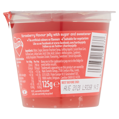 Hartley's Jelly Strawberry Flavour 125g