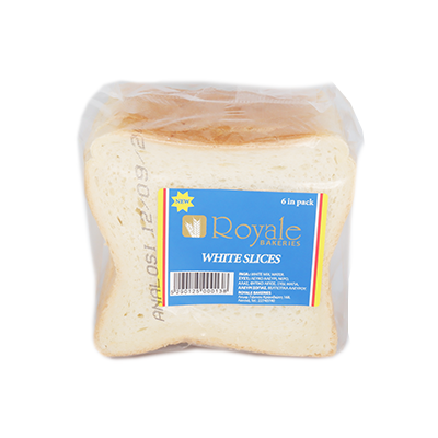 Royale White Bread Slices x 6