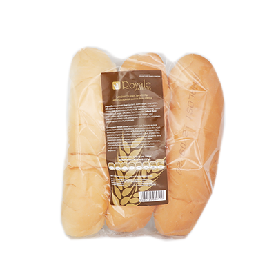 Royale Sandwich Plain Rolls x 3