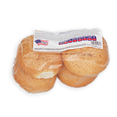 Royale American Hamburger Baps x 4
