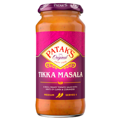 Patak's Tikka Masala Medium Sauce Jar 450g