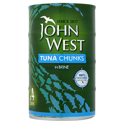 John West Tuna Chunks (3+1) 4x145g