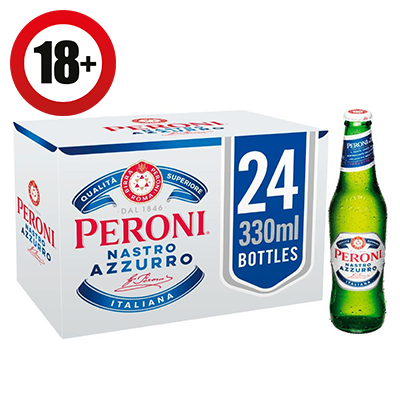 Peroni Nastro Bottle 5.1% 33cl - 24 Pack