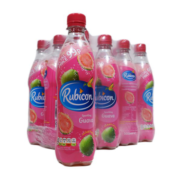 Rubicon Guava Juice 500ml Pet - Pack of 12