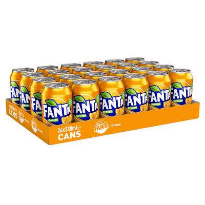 Fanta Orange Can 33cl - 24 Pack