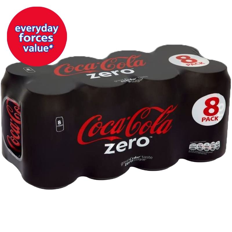 Coca-Cola Zero 33cl - Pack of 8