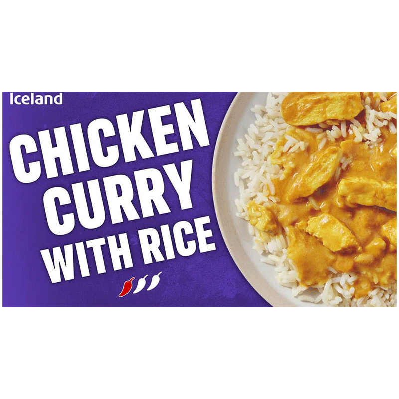 Iceland Chicken Curry with Rice 500gr