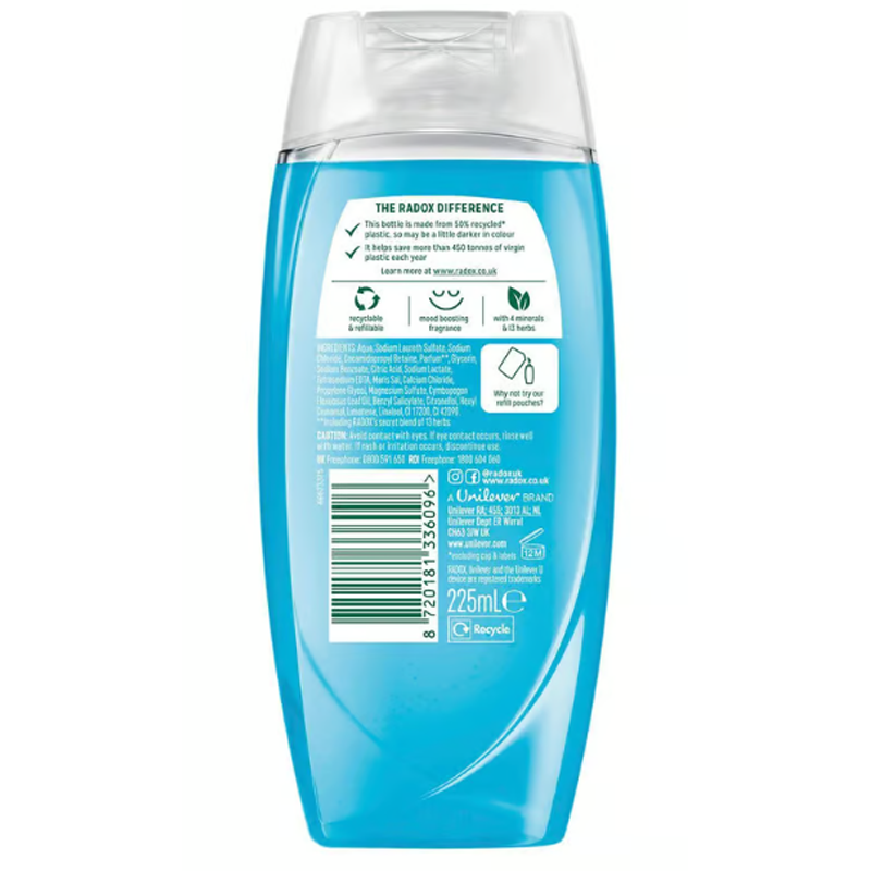 Radox Shower Gel Fresh Active 225ml