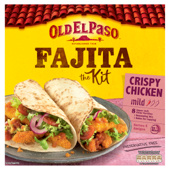 Old El Paso Crispy Chicken Fajita the Kit 555g