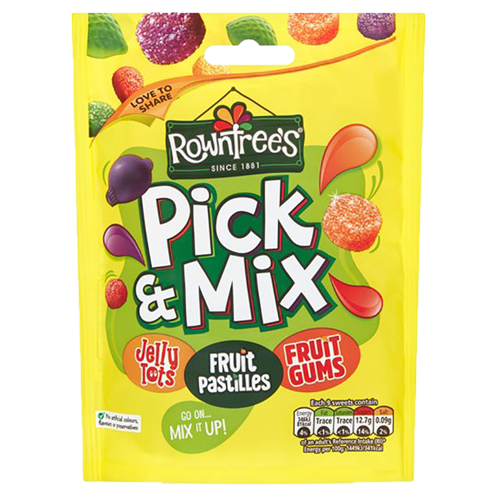 Rowntrees Pick And Mix Sweets Sharing Bag 150g 6279