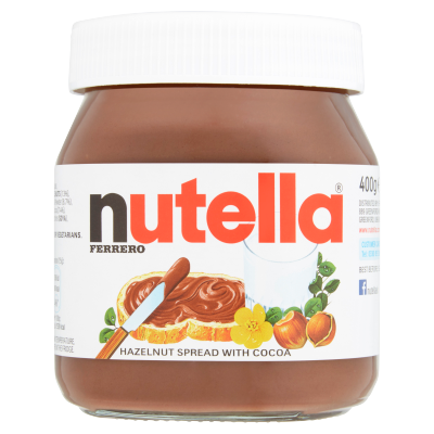 Nutella Hazelnut and Chocolate Spread Jar 400g