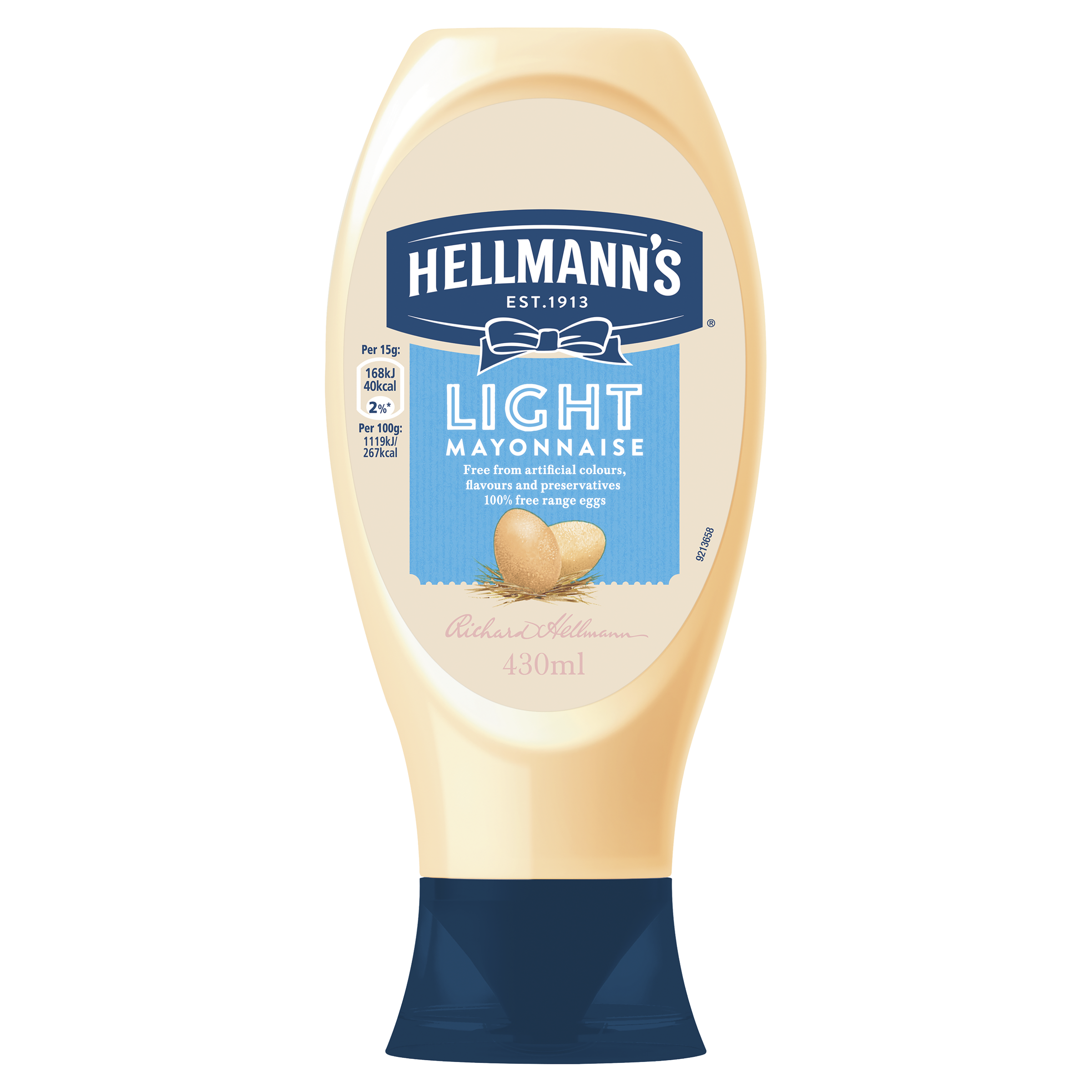 Hellmann's Light Squeezy Mayonnaise 430ml