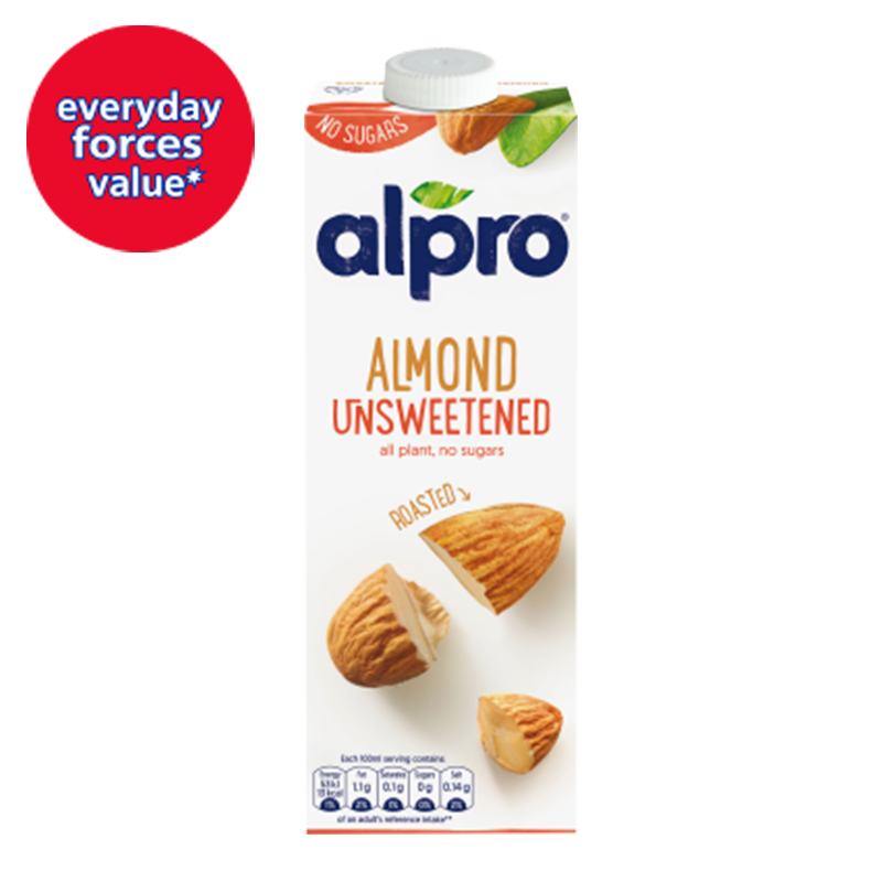 Alpro Almond Milk Drink Unsweetened 1L