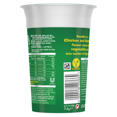 Pot Noodle Chicken & Mushroom King Pot 114g