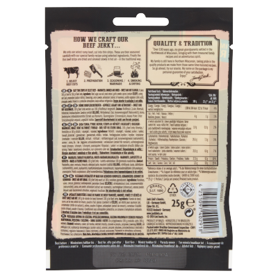 Jack Link's Meat Snacks Beef Jerky Sweet & Hot 25g