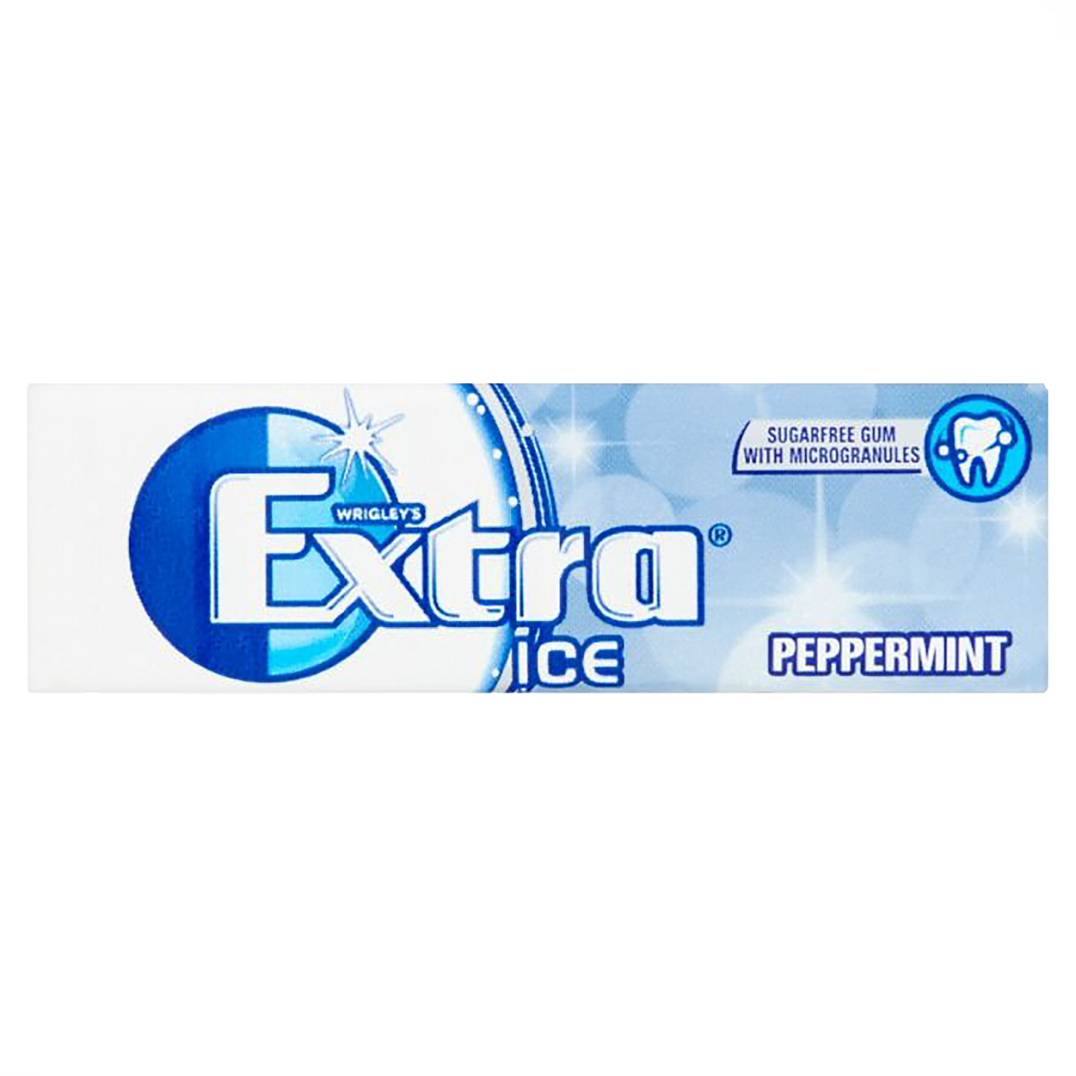 Extra Ice Peppermint Chewing Gum Sugar Free - 10 Pieces