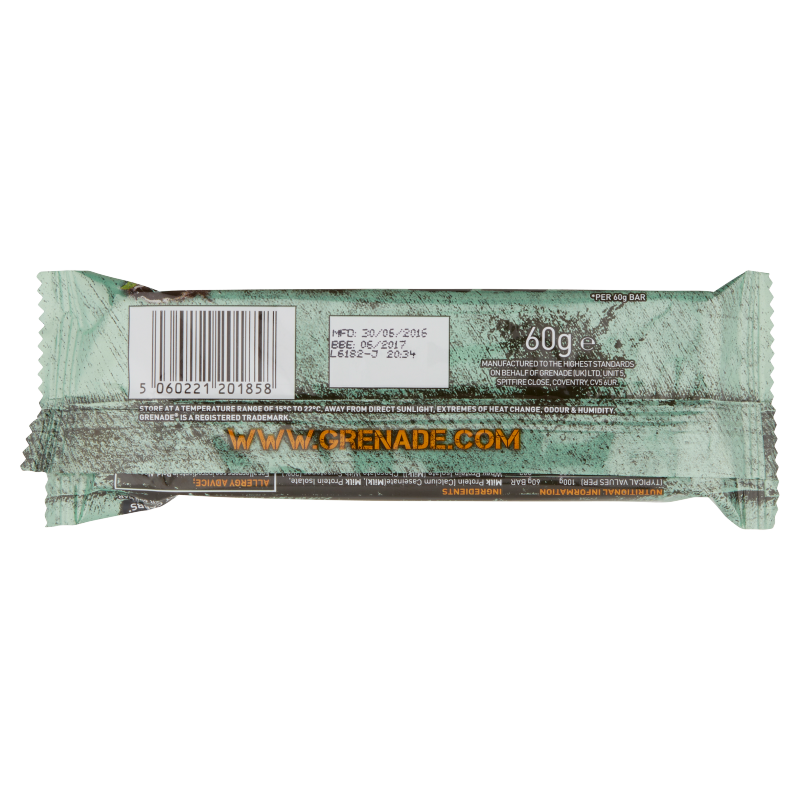 Grenade Carb Killa High Protein Bar Dark Chocolate Mint 60g