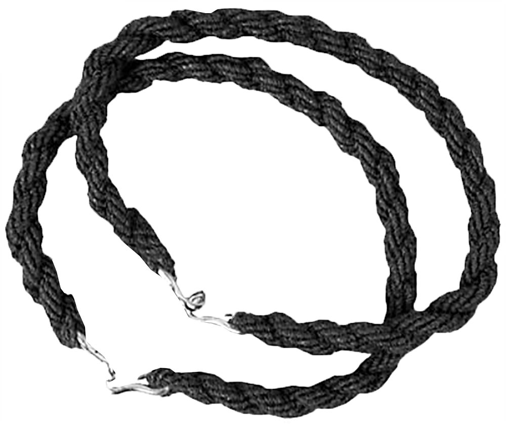 Essential Gear Trouser Twists Black 2 pair pk