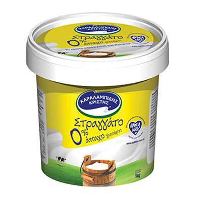 Charalambides Christis Yoghurt Strained 0% fat free 1kg