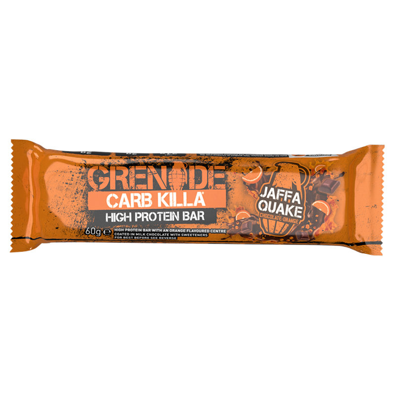 Grenade Carb Killa High Protein Bar Jaffa Quake Chocolate Orange 60g