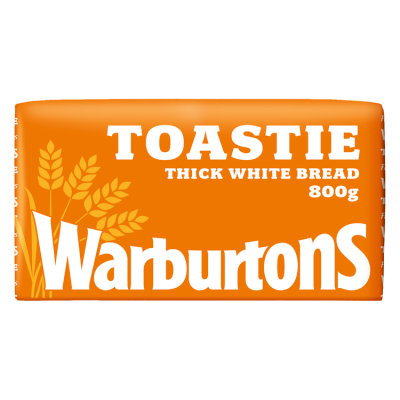 Warburtons Tostie Bread 800gr