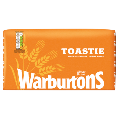Warburtons Tostie Bread 800gr