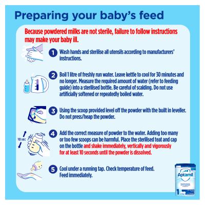 Aptamil 1 First Baby Milk Formula From Birth 800g