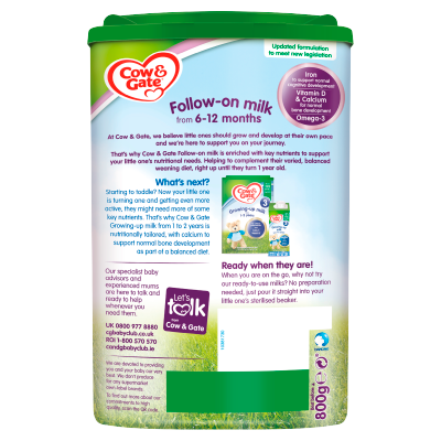 Cow & Gate 2 Follow-On Milk from 6-12 Months 800g