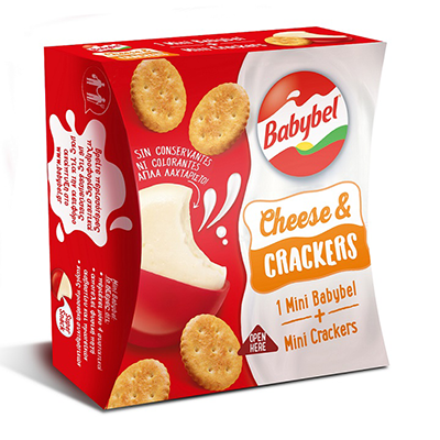 LVQR Mini Babybel Cheese and Crackers 40g