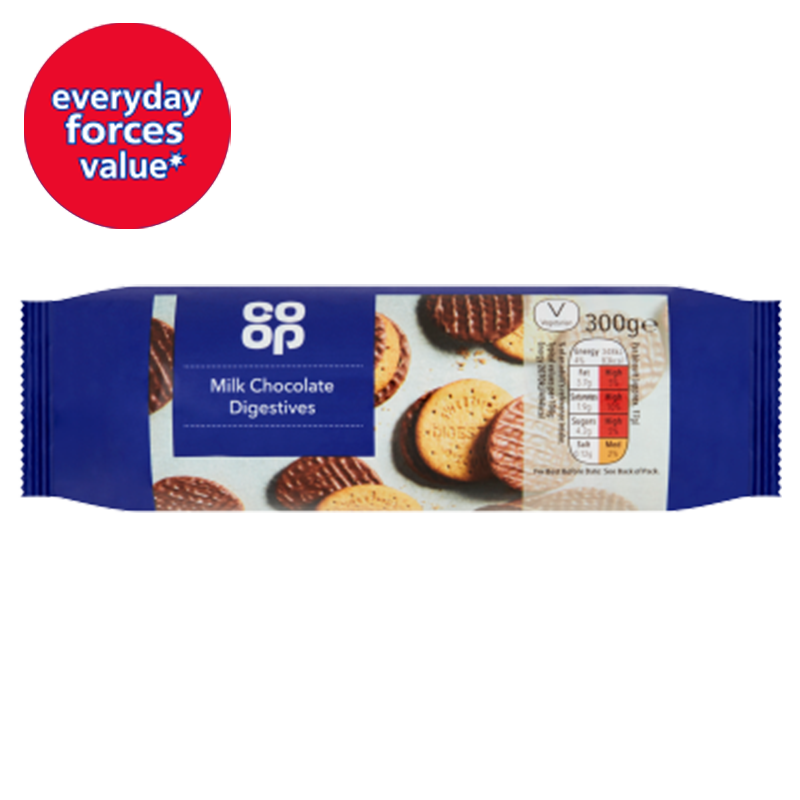 Co-op Milk Chocolate Digestives 300g