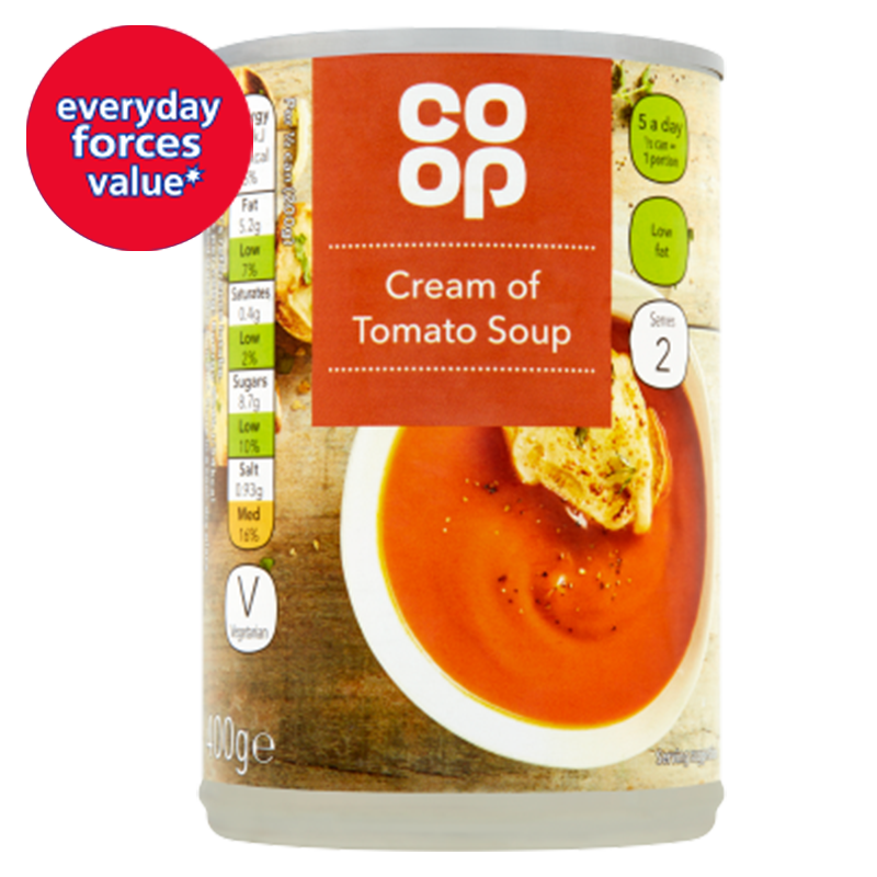 Co-op Cream of Tomato Soup 400g