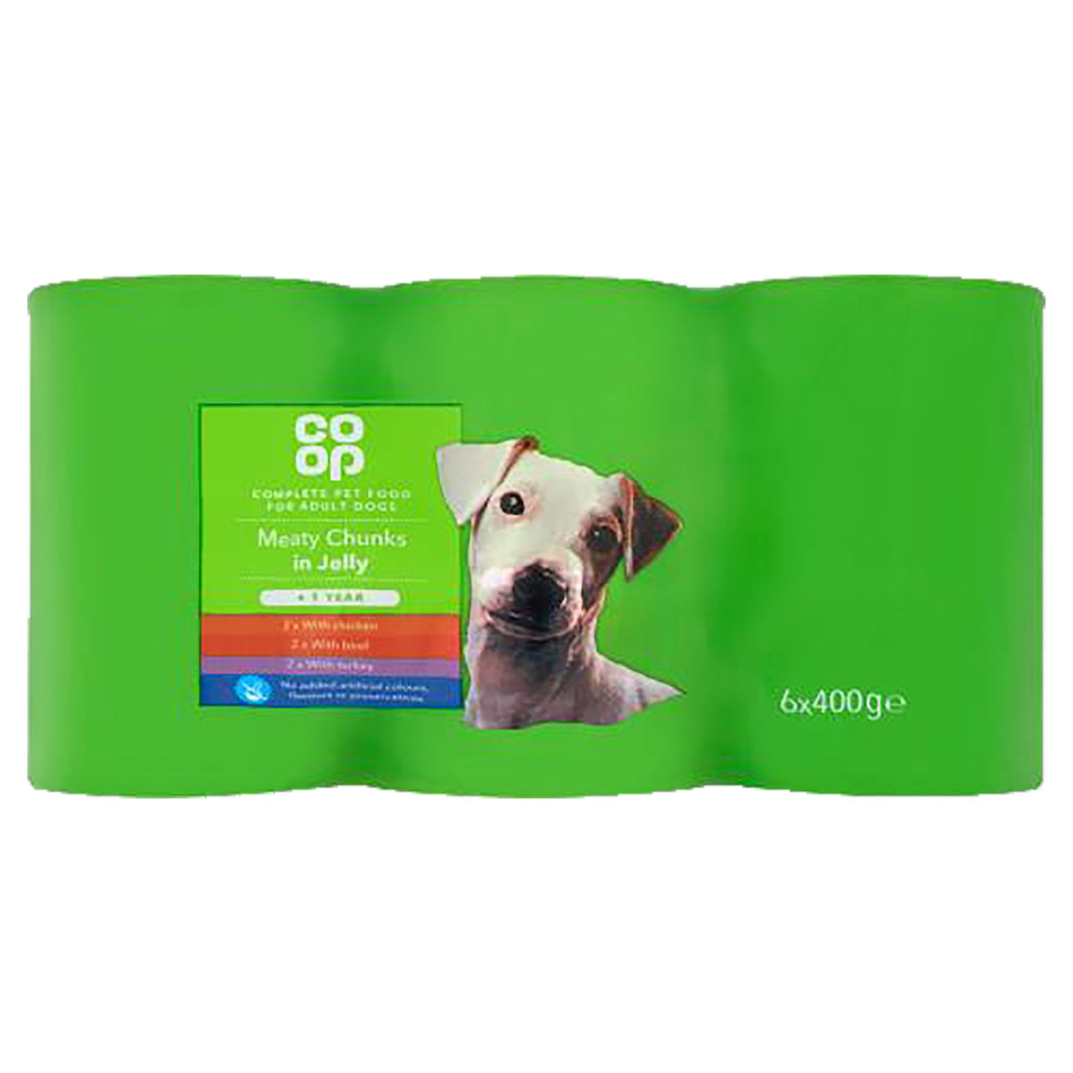 Co-op Chunks in Jelly 6x400g (Dog Food)