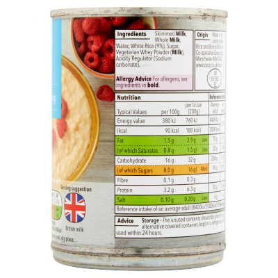 Co-op Rice Pudding 400g