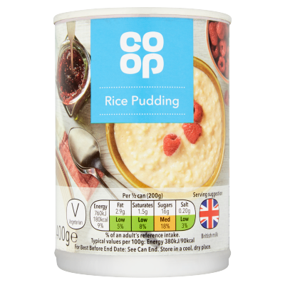 Co-op Rice Pudding 400g