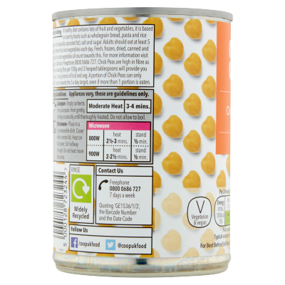 Co-op Chick Peas in Water 400g