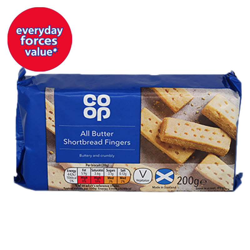 Co-op All Butter Shortbread Fingers 200g